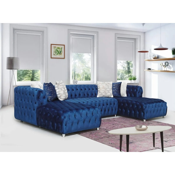 Grand Discount Furniture Velvet Sectional Wayfair